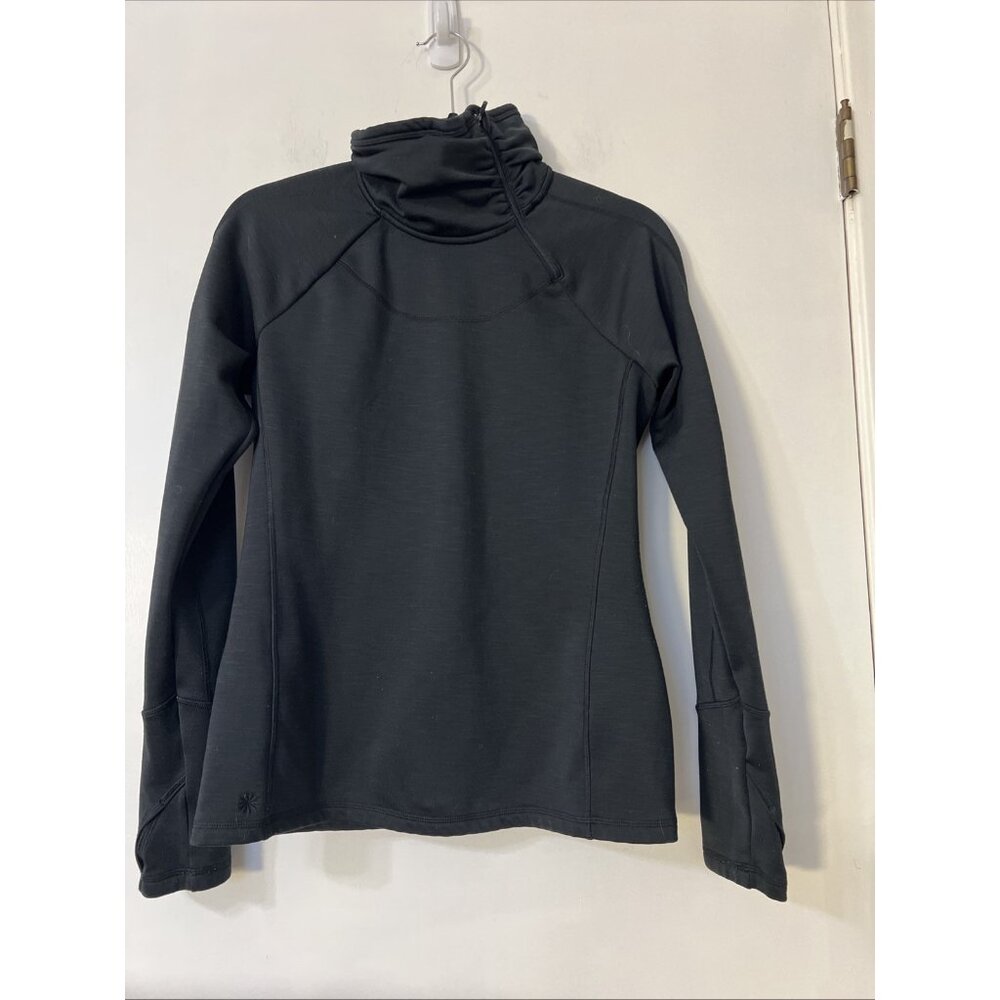 Athleta Black Jacket Womens‎ Small Turtleneck Coat/jacket Athleisure